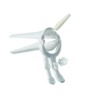 Sterile Single Use Vaginal Speculum with Smoke Extractor (Medium)