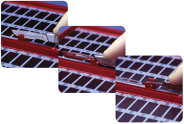 DeRoyal Blade Removal and Needle Counter System