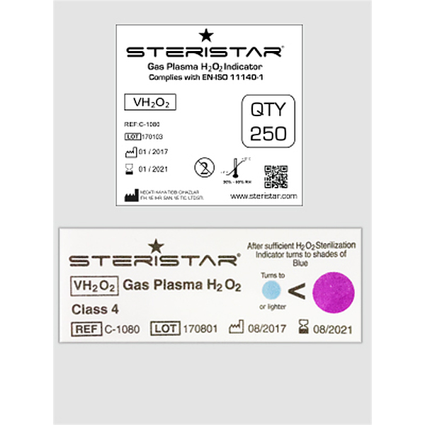 H2O2 Plasma Indicator Strips