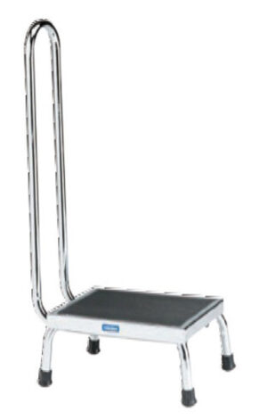Pedigo Footstool with handrail